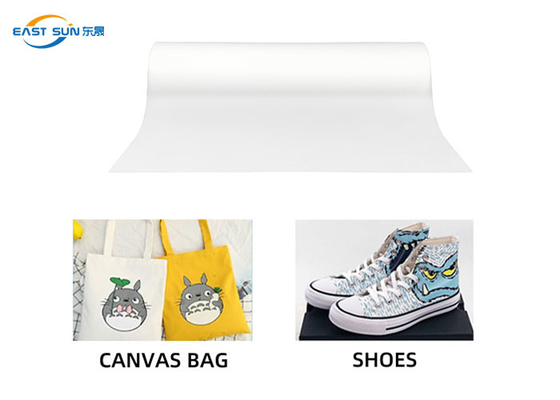 ราคาดี ฟิล์ม PET เคลือบด้านสองด้านสำหรับเครื่องพิมพ์ DTF การถ่ายเทความร้อน 30 ซม. 33 ซม. 60 ซม. A3 A4 ออนไลน์