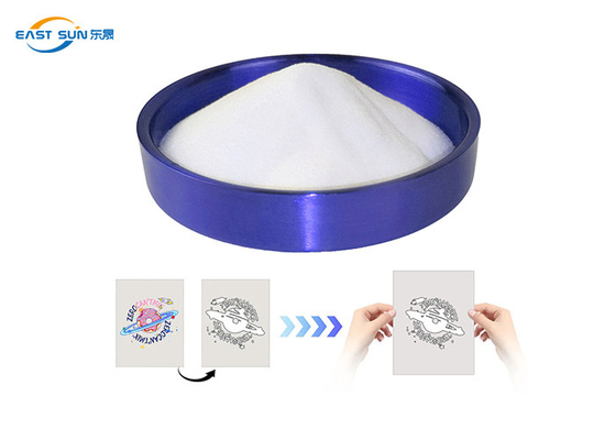 ราคาดี 80-200 Micron 1kg White DTF Fine PU Glue Powder 20kg Hot Press Powder ออนไลน์