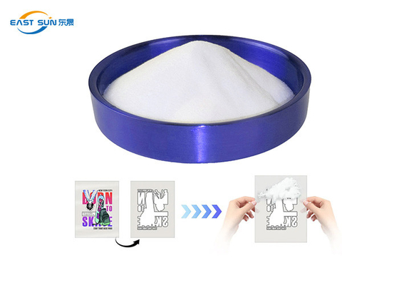 Tunsing DTF Powder การถ่ายทอดความร้อน โพลียูเรเทน แคลมละลายร้อนTPU Powder สําหรับ DTF Printing