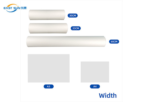 Good price ความหนา 0.075 ไมครอน PET Film DTF สำหรับการพิมพ์เสื้อผ้า ออนไลน์